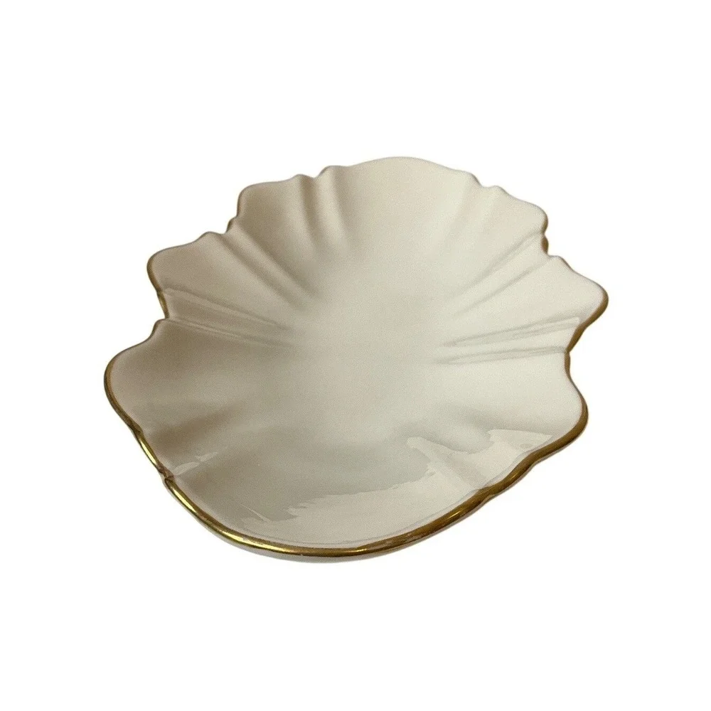 Vtintage Lenox Symphony Serving Tray 24K Gold Trimmed Fine China Porcelain MCM